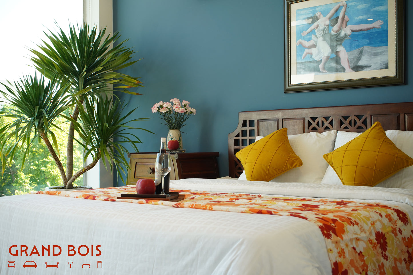 Giường Neo-Dora Mẫu Đơn C