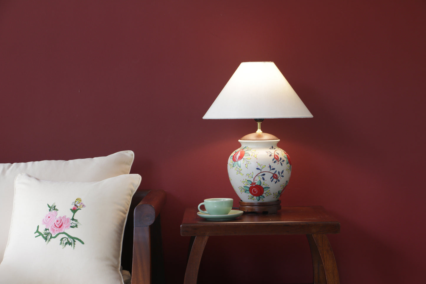 Đèn Gốm Vò 19