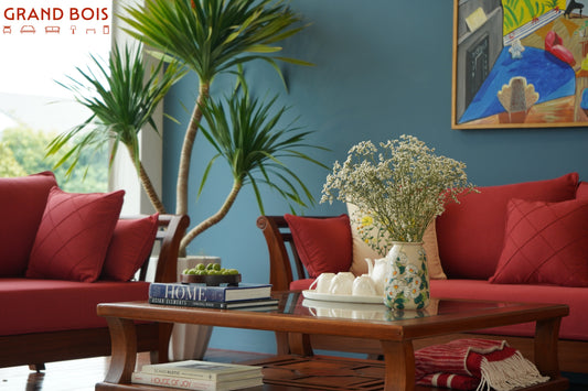 BÀN COFFEE GỖ TỰ NHIÊN GRANDBOIS : "MẢNH GHÉP ĐẲNG CẤP" CHO SOFA DA VÀ SOFA VẢI