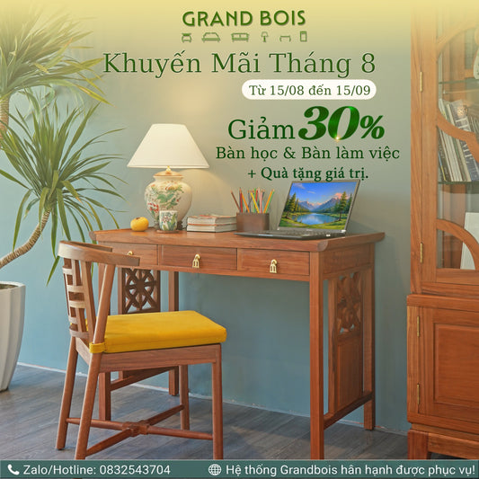 KHUYẾN MÃI THÁNG 8 TỪ GRANDBOIS (15/08 - 15/09/2026)